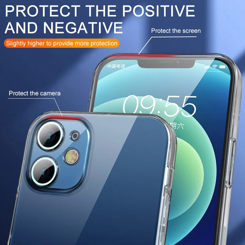Coque de téléphone ultra-fine et transparente iPhone